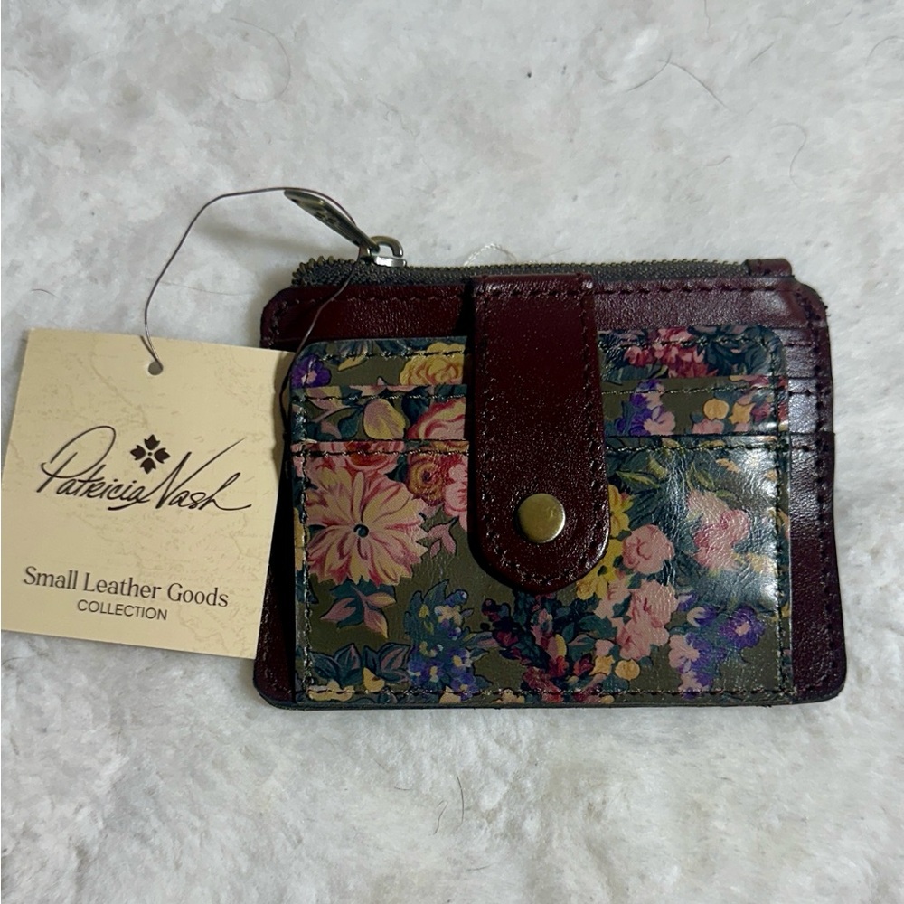 Patricia Nash English country cassis wallet